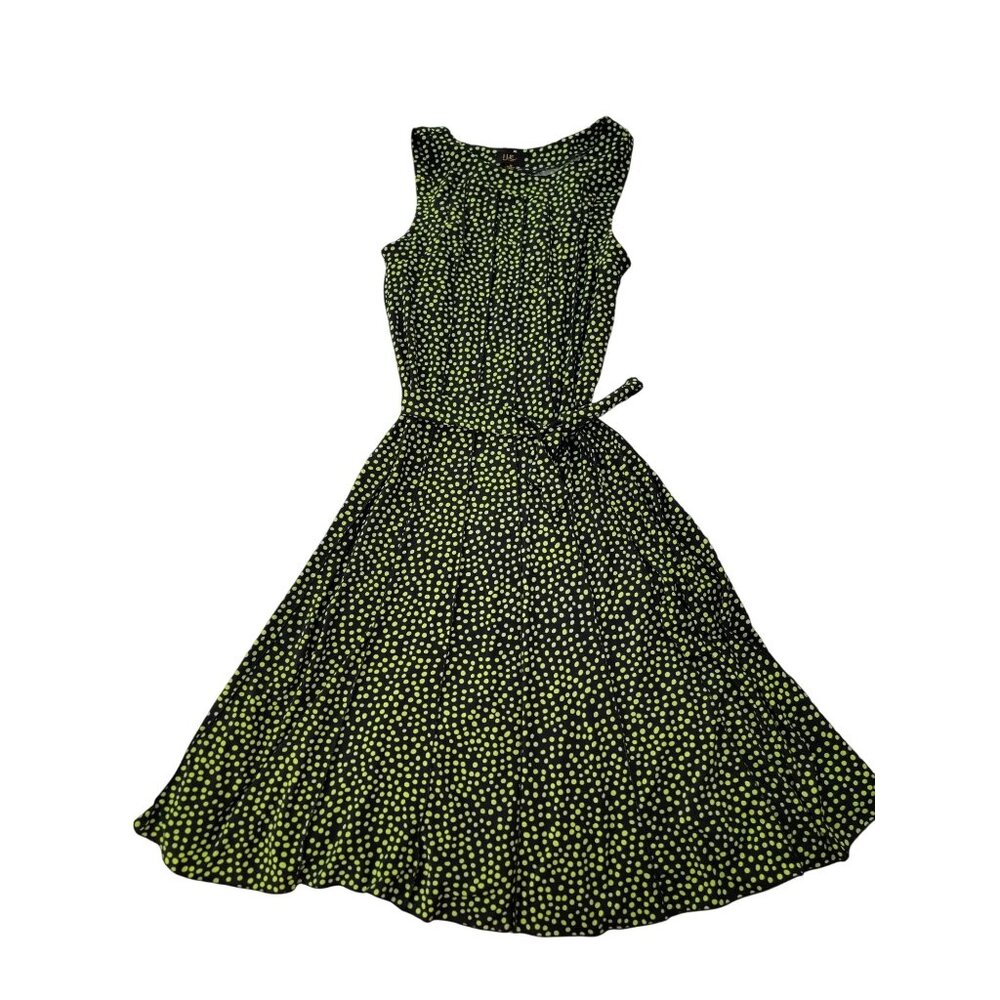 ILE New York Womens Polka Dot Sleeveless Dress Size 10 - Picture 2 of 4